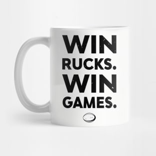 Win Rucks Win Games Rugby Forwards Coach Mug